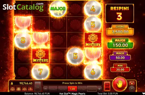 Οθόνη8. Hot Slot: Magic Pearls Κουλοχέρης