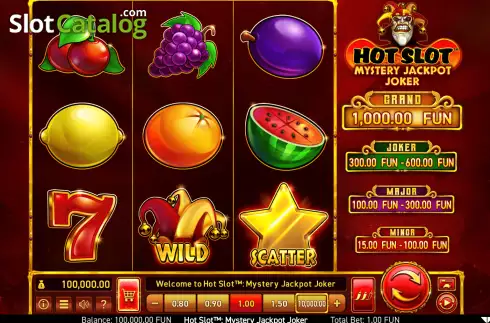 Οθόνη3. Hot Slot: Mystery Jackpot Joker Κουλοχέρης