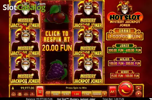 Οθόνη6. Hot Slot: Mystery Jackpot Joker Κουλοχέρης