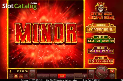 Οθόνη8. Hot Slot: Mystery Jackpot Joker Κουλοχέρης