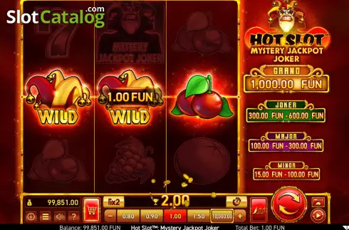 Οθόνη4. Hot Slot: Mystery Jackpot Joker Κουλοχέρης