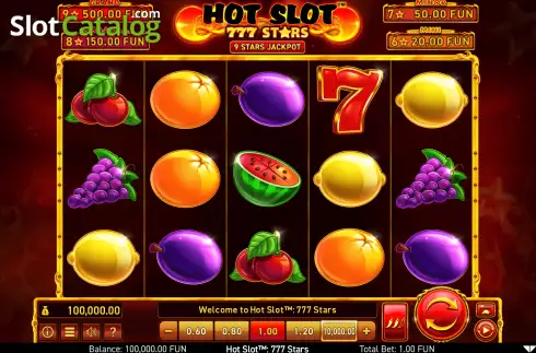 Οθόνη3. Hot Slot: 777 Stars Κουλοχέρης