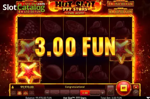Οθόνη5. Hot Slot: 777 Stars Κουλοχέρης