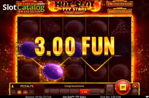 Οθόνη6. Hot Slot: 777 Stars Κουλοχέρης