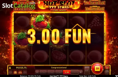 Οθόνη7. Hot Slot: 777 Stars Κουλοχέρης
