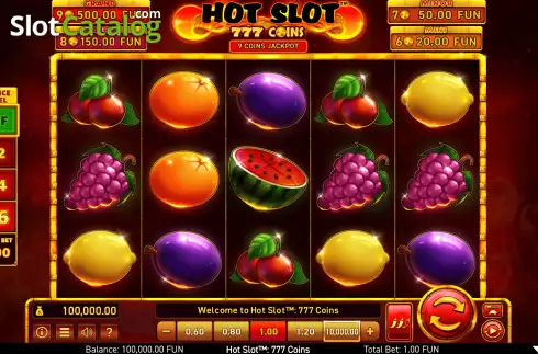 Οθόνη3. Hot Slot: 777 Coins Κουλοχέρης