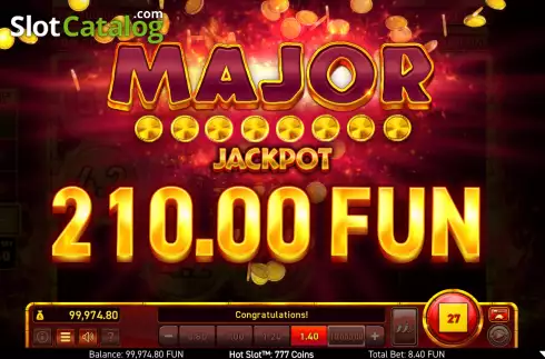Οθόνη4. Hot Slot: 777 Coins Κουλοχέρης