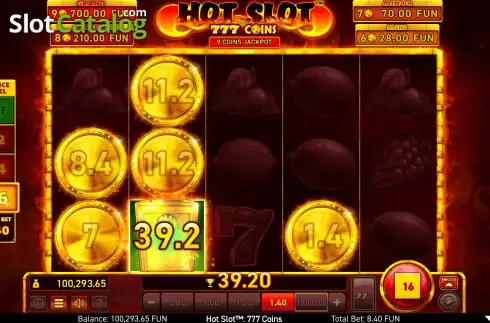 Οθόνη7. Hot Slot: 777 Coins Κουλοχέρης