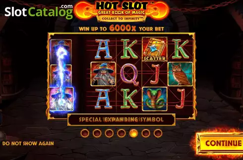 Οθόνη2. Hot Slot: Great Book of Magic Κουλοχέρης