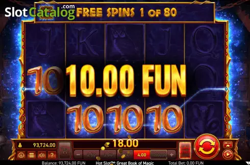 Οθόνη8. Hot Slot: Great Book of Magic Κουλοχέρης