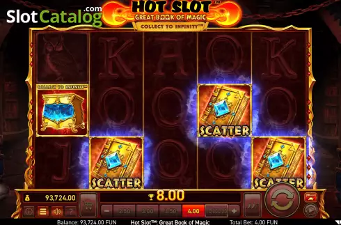 Οθόνη6. Hot Slot: Great Book of Magic Κουλοχέρης