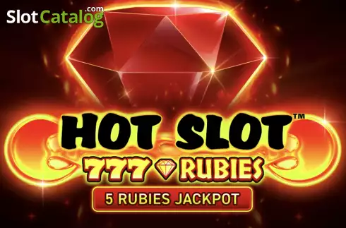 Hot Slot: 777 Rubies Λογότυπο Hot Slot: 777 Rubies Λογότυπο