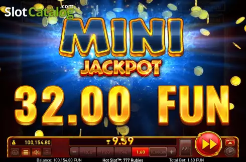 Οθόνη6. Hot Slot: 777 Rubies Κουλοχέρης