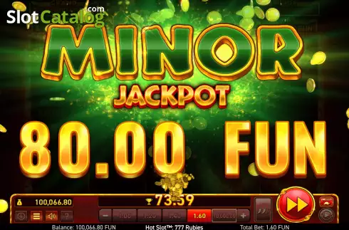Οθόνη7. Hot Slot: 777 Rubies Κουλοχέρης