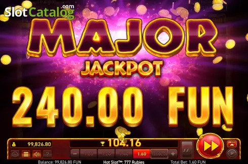 Οθόνη8. Hot Slot: 777 Rubies Κουλοχέρης