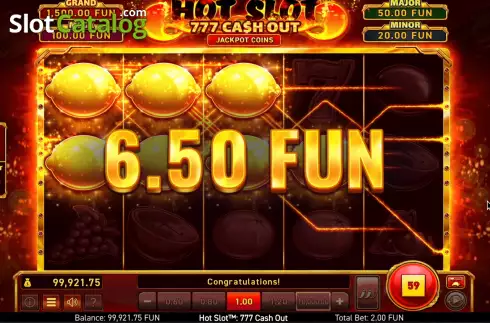 Οθόνη4. Hot Slot: 777 Cash Out (Wazdan) Κουλοχέρης