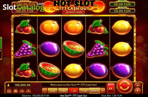 Οθόνη3. Hot Slot: 777 Cash Out (Wazdan) Κουλοχέρης