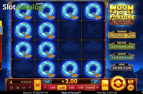 Οθόνη5. Moon of Fortune Κουλοχέρης