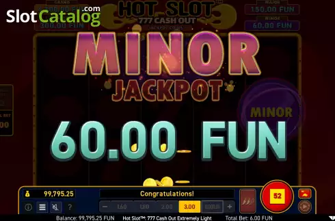 Οθόνη8. Hot Slot: 777 Cash Out Extremely Light Κουλοχέρης 
