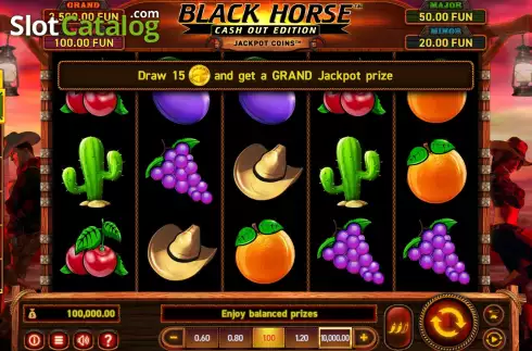 Οθόνη3. Black Horse Cash Out Edition Κουλοχέρης