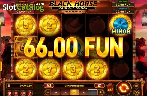 Οθόνη9. Black Horse Cash Out Edition Κουλοχέρης