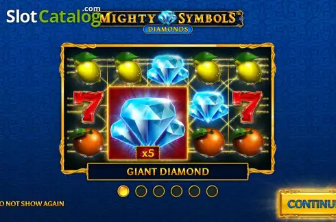 Οθόνη2. Mighty Symbols: Diamonds Κουλοχέρης