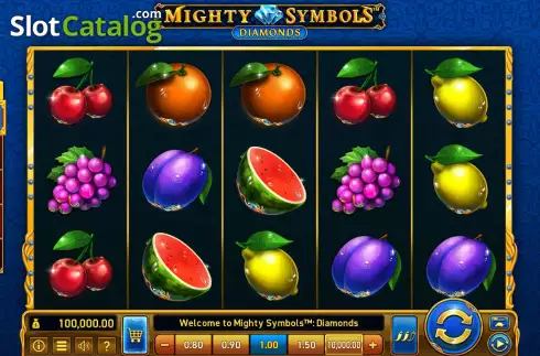 Οθόνη3. Mighty Symbols: Diamonds Κουλοχέρης