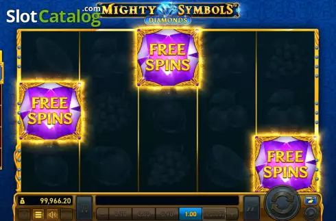 Οθόνη6. Mighty Symbols: Diamonds Κουλοχέρης