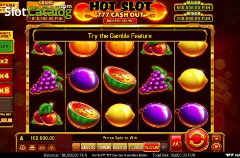 Οθόνη2. Hot Slot: 777 Cash Out Grand Gold Edition Κουλοχέρης