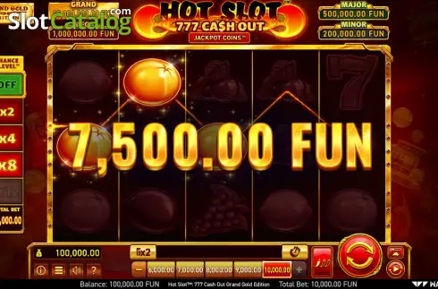 Οθόνη3. Hot Slot: 777 Cash Out Grand Gold Edition Κουλοχέρης