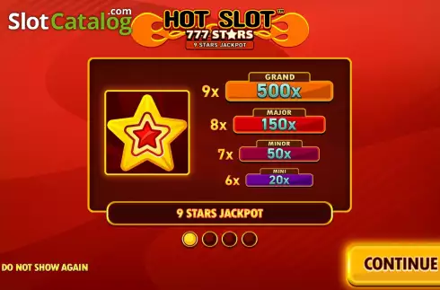 Οθόνη2. Hot Slot: 777 Stars Extremely Light Κουλοχέρης