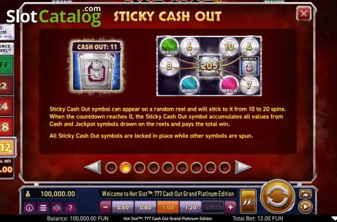 Οθόνη7. Hot Slot: 777 Cash Out Grand Platinum Edition Κουλοχέρης