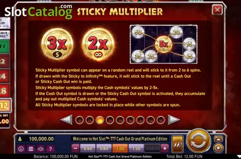 Οθόνη8. Hot Slot: 777 Cash Out Grand Platinum Edition Κουλοχέρης