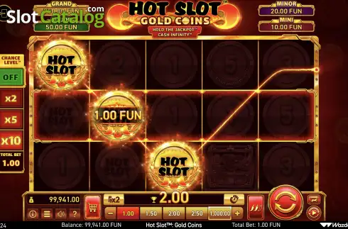 Οθόνη4. Hot Slot: Gold Coins Κουλοχέρης