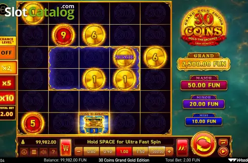 Οθόνη3. 30 Coins Grand Gold Edition Κουλοχέρης