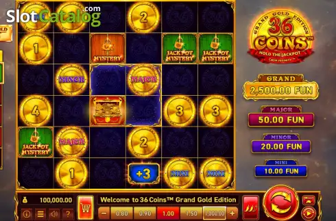 Οθόνη3. 36 Coins Grand Gold Edition Κουλοχέρης 