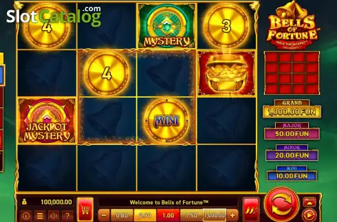 Οθόνη3. Bells of Fortune (Wazdan) Κουλοχέρης