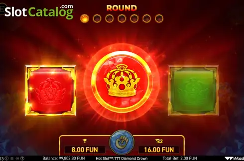 Οθόνη6. Hot Slot: 777 Diamond Crown Κουλοχέρης