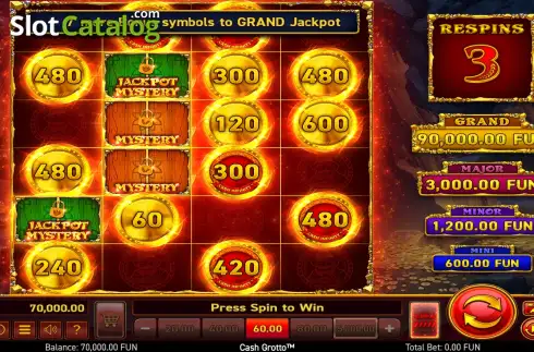 Οθόνη3. Cash Grotto Κουλοχέρης