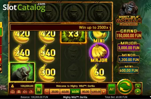 Οθόνη2. Mighty Wild: Gorilla Κουλοχέρης