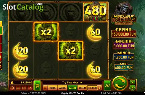 Οθόνη3. Mighty Wild: Gorilla Κουλοχέρης