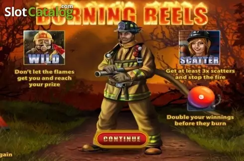 Οθόνη2. Burning Reels Κουλοχέρης