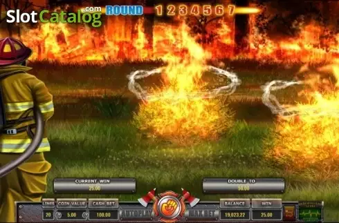 Οθόνη5. Burning Reels Κουλοχέρης