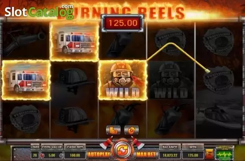 Οθόνη6. Burning Reels Κουλοχέρης