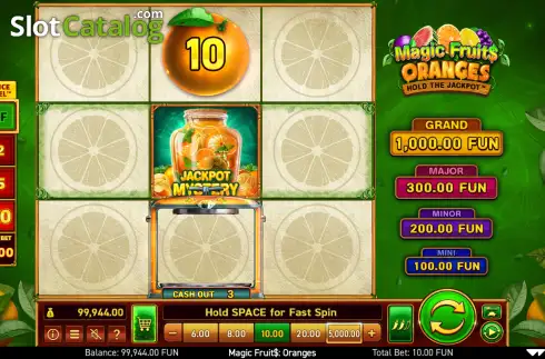 Οθόνη2. Magic Fruits: Oranges Κουλοχέρης