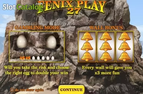 Οθόνη2. Fenix Play 27 Deluxe Κουλοχέρης