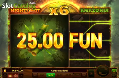 Οθόνη3. Mighty Hot Amazonia Κουλοχέρης
