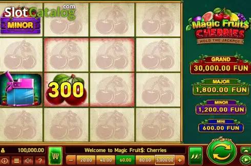 Οθόνη2. Magic Fruits Cherries Κουλοχέρης