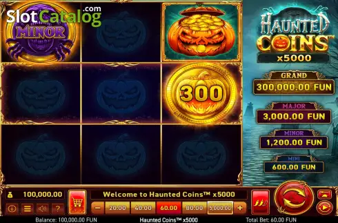 Οθόνη2. Haunted Coins x5000 Κουλοχέρης
