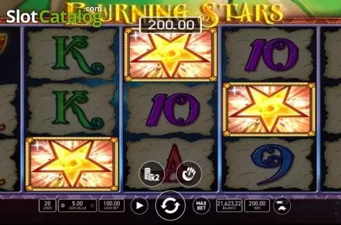 Οθόνη5. Burning Stars (Wazdan) Κουλοχέρης